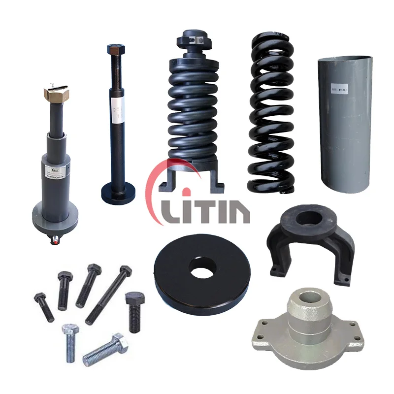 LITIAN Excavator Tension Assy Spare Parts Universal Joint And Yoke CAT E312 Track Spring Seat U Joint Yoke