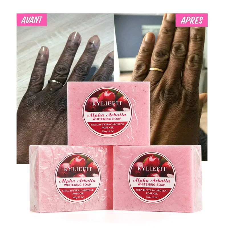 Manufacturer 5 Days Bleaching Unisex Pigmentation Correctors Dark Spot Lightening Repairing Skin Whitening Arbutin Soap Bar