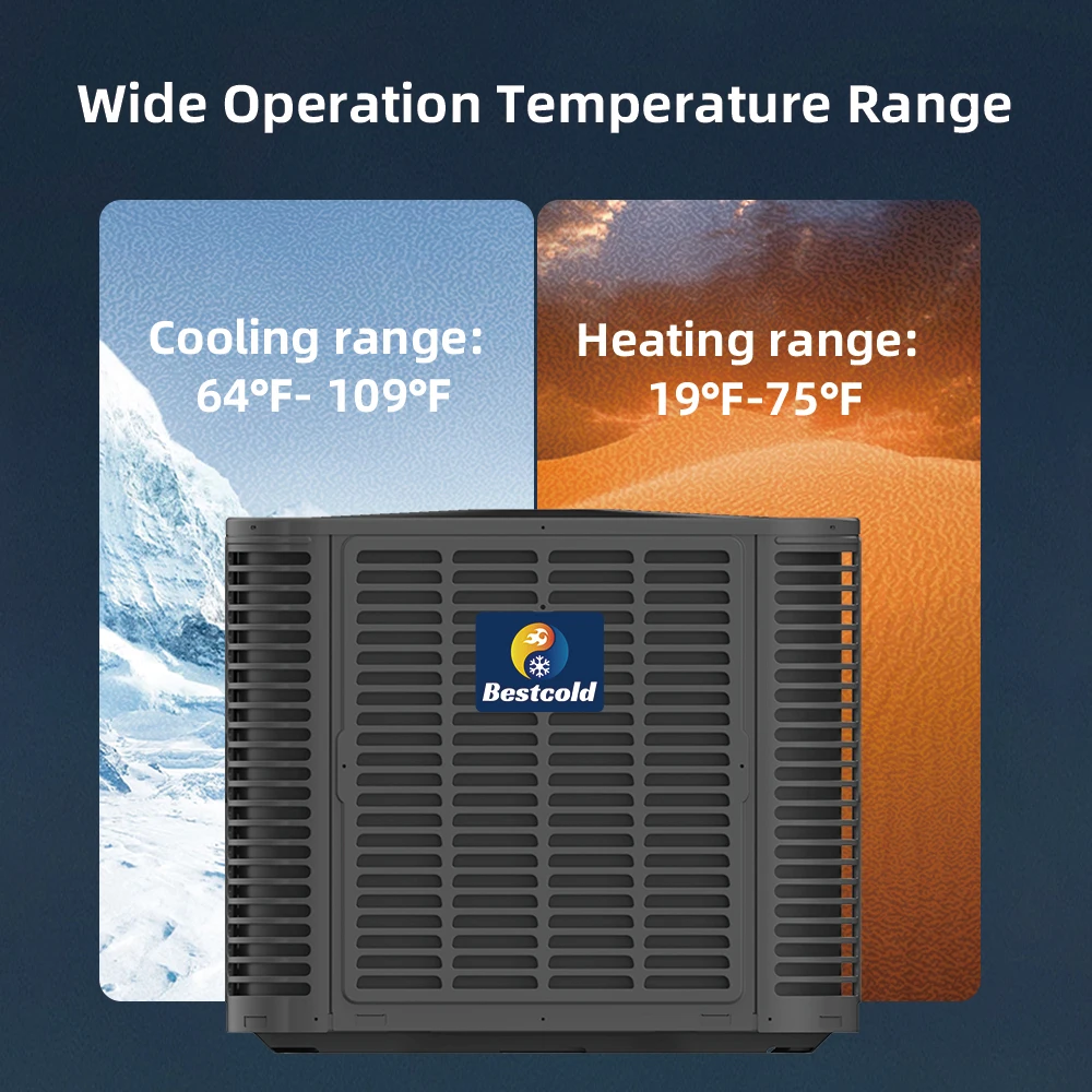 48000Btu America HVAC OEM Light Commercial Air Conditioner 18SEER Air Handler 4 5 Ton Inverter Cooling Heating Air Handling Unit
