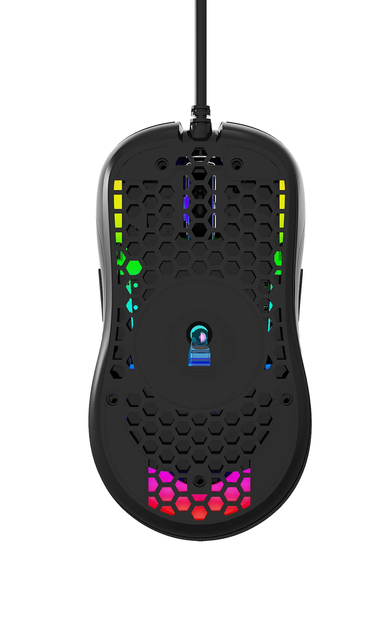 Лидер продаж 2020 Ультралегкая игровая мышь сотовый корпус RGB для pro gamer 8D проводная обеих рук