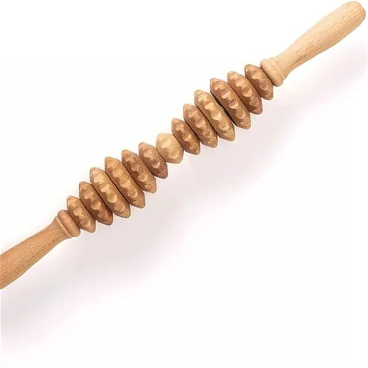 100% Wood Tool Wood Therapy Lymphatic Drainage Paddle Gua Sha Massage Soft Tissue wood therapy massage stick tools