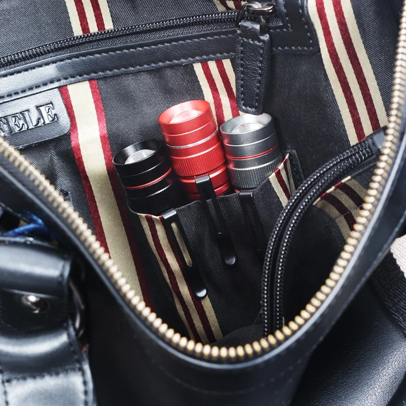 Manufacturer Zoom-8 AA Dry Battery Mini LED Torch IPX6 Every Day Carry Keychain flashlight foroutdoor