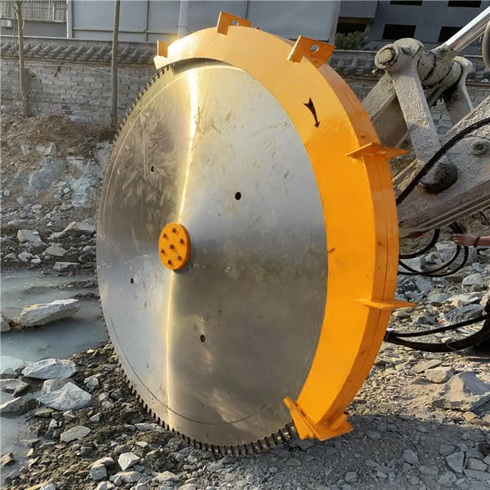 Monde High Standard Rock Saw 5-8ton Concrete Saw Used in Excavator for Low Sale