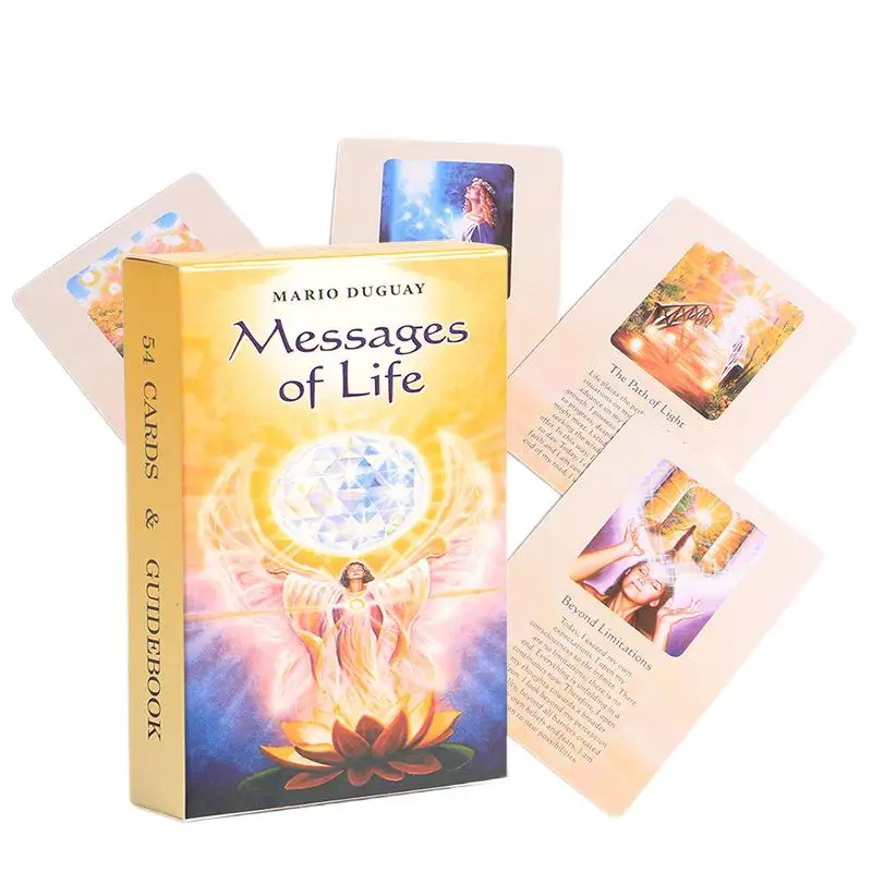 2024 New Update cartas de tarot Playing 78 Tarot Cards Deck Wholesale 44 Oracle Tarot Cards with guidebook