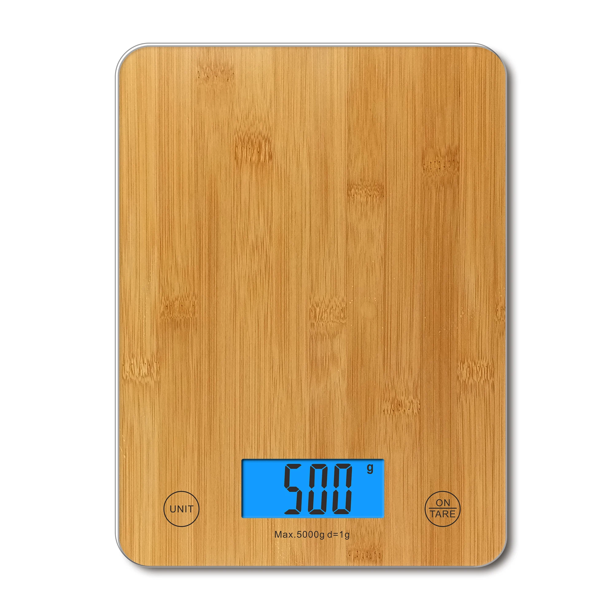 Precise 3Mm Tempered Glass 0.001Kg 5Kg 11Pound Digital Kitchen Food Scale