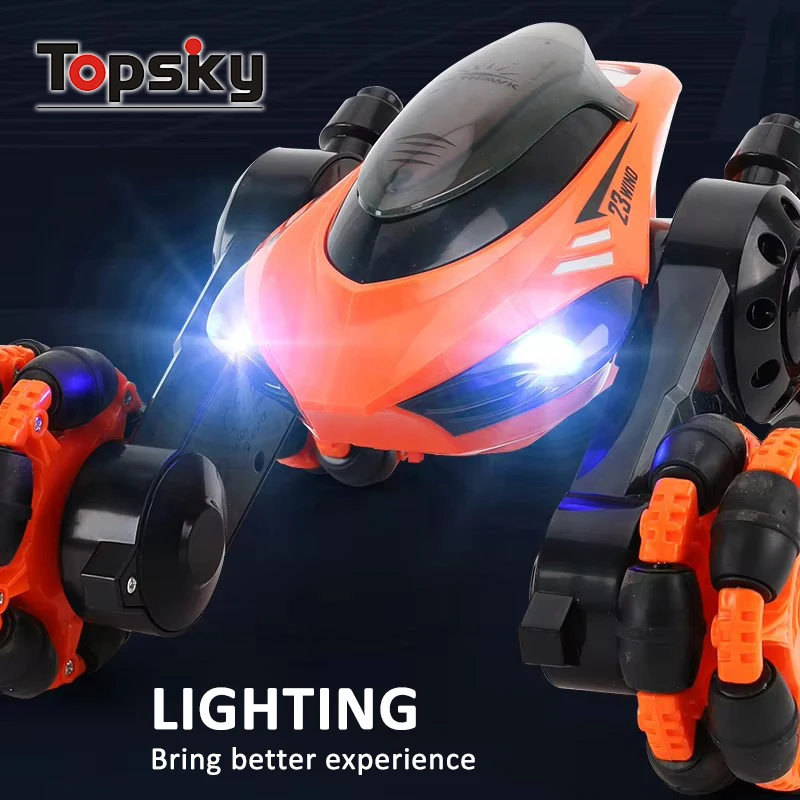 High Quality Plastic 6 Channel Remote Control Electric Drifting Off-road Vehicle Toys 360 Degree Rotation Radio Control Car Toys