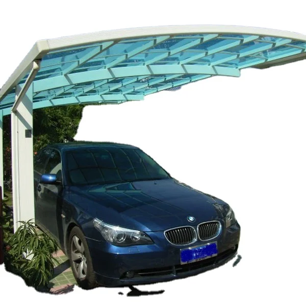 prefabricated steel tube polycarbonate carports supplier