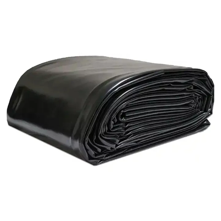 Factory Direct Wholesale Black White EPDM Pond Liner 45mil Geomembrane Liner for Fish Pond