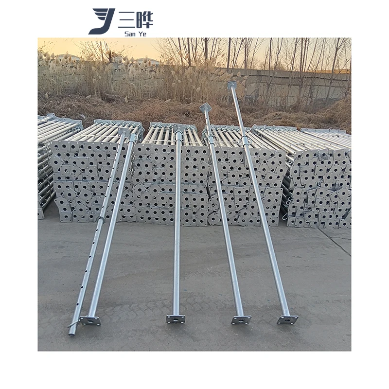 SANYE European Standard Painted Scaffolding Adjustable Telescopic Steel Metal Props For Concrete Construction
