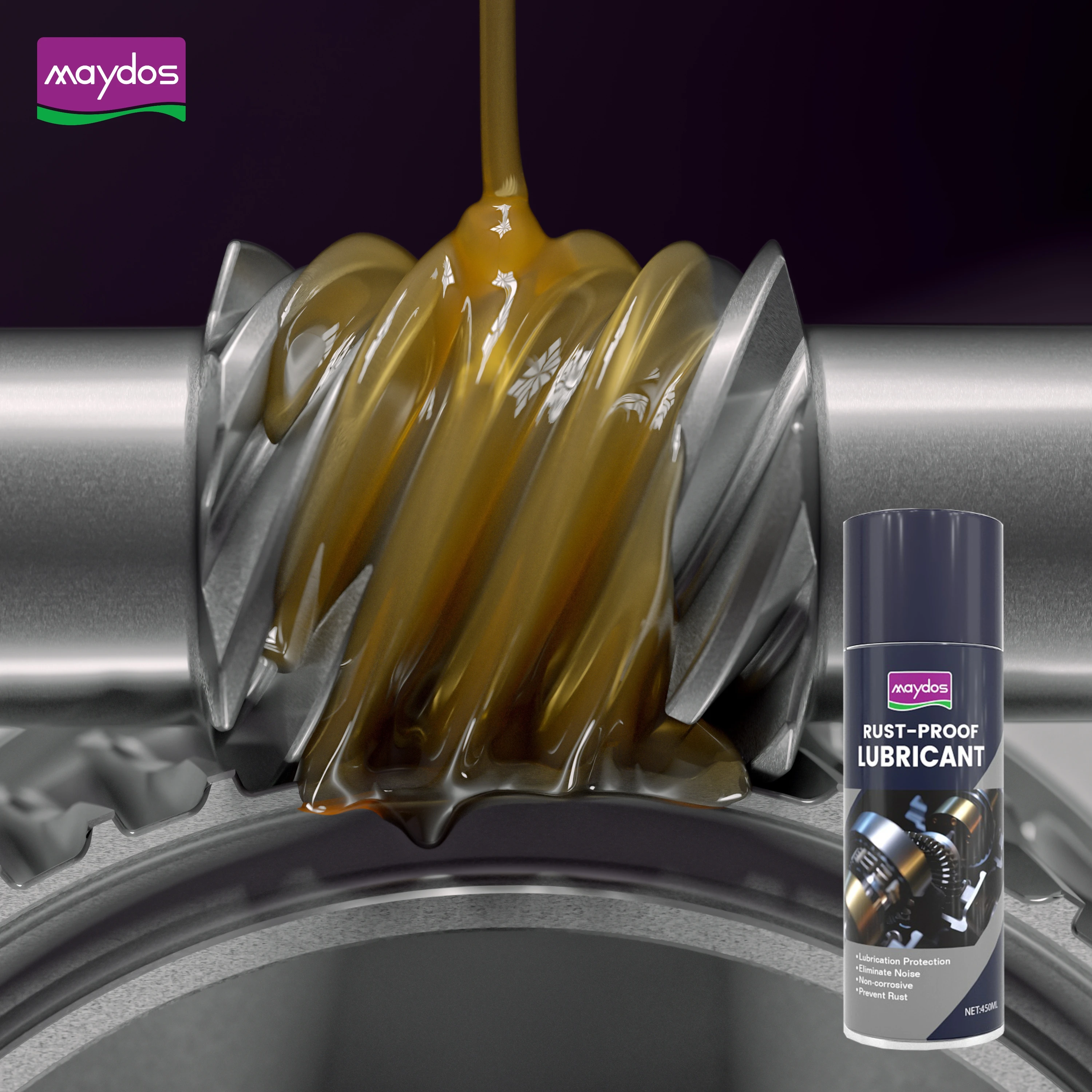 Maydos 450ML Anti Rust Lubricant Aerosol Spray Anti Rust Spray Cleaner