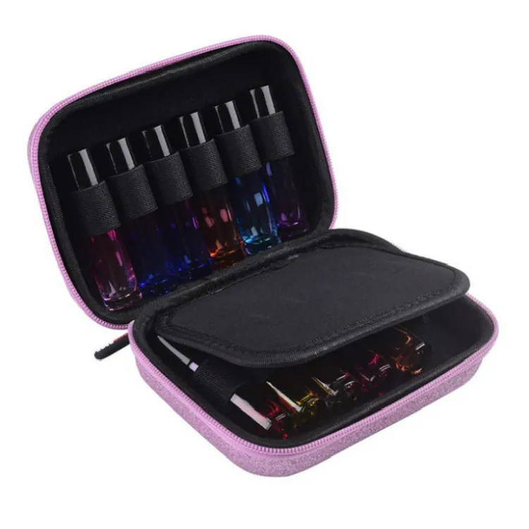 Custom Eva Hard Shell Tool Travel Carry Case Bag With Zipper Supplier Wholesale Waterproof Eva Foam Essential Oil Storage Case