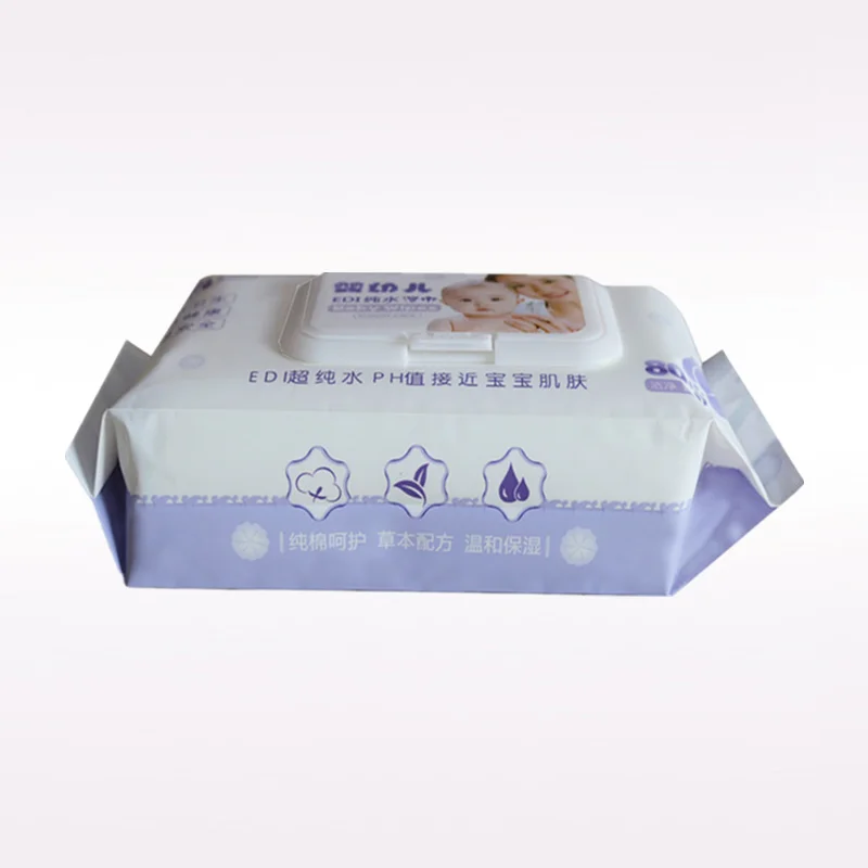 OEM High quality  Infant Wet Tissue Sensitive Water Wipes Custom Wet Wipe Freshing Cleaning Face Baby Wipes