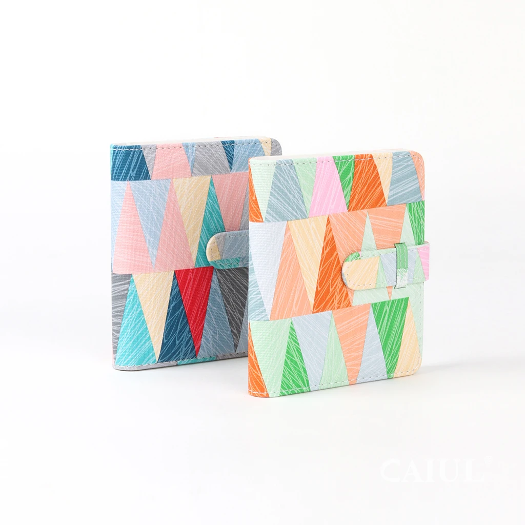 New Arrival Geometric Patterns Custom Card Holders PU 64 pocket Baby Wedding For Fujiflim Polaroid Photo Album