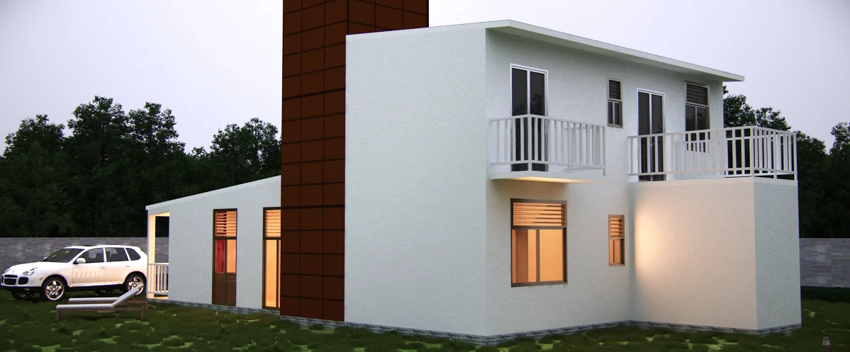 Light modular prefab houses modern luxury villa Cement prefabriquee villas