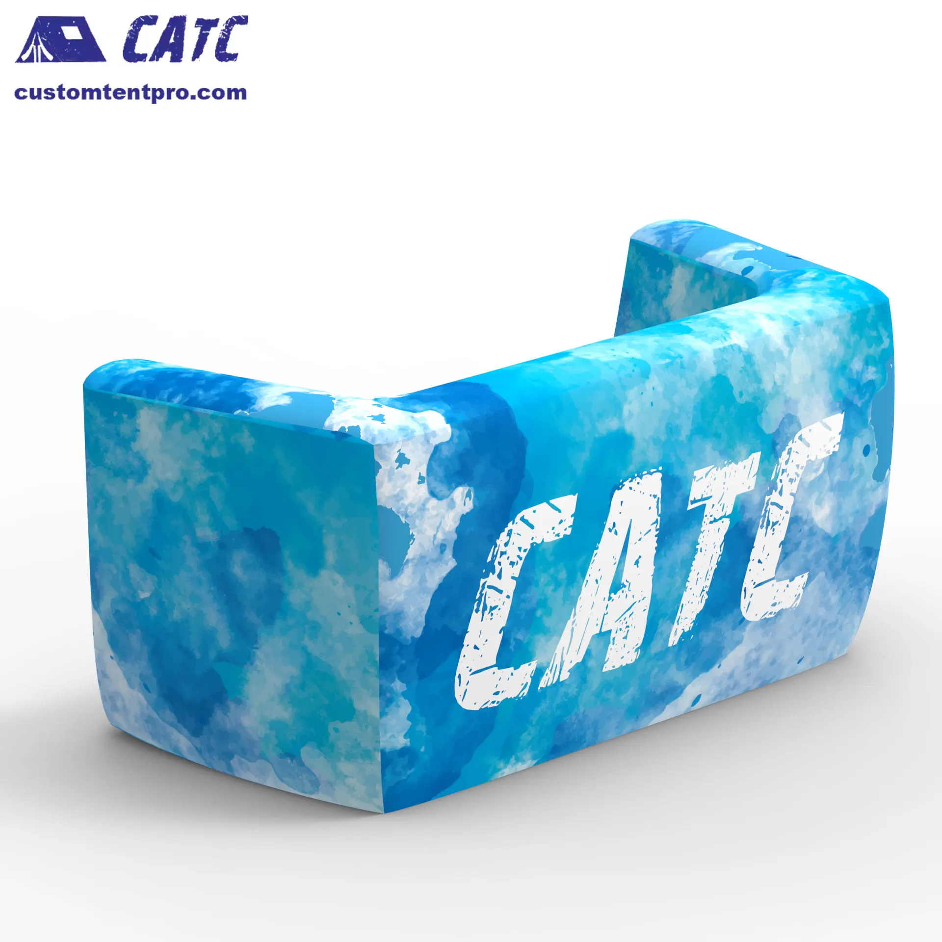 CATC Lightweight Easy Move Furniture Comfortable Airtight Sofa with Two Seats Outdoor Camping Activities Advertising Inflatables