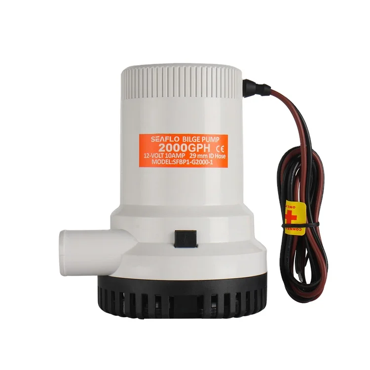 Морской Электрический погружной насос для рабочего колеса SEAFLO 12 В 2000 GPH