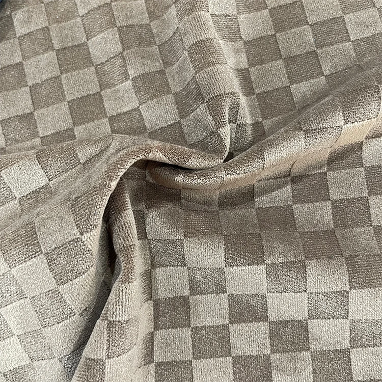 Oushida Fashion winter coat men woman garment suit burnout outdoor wide wale corduroy bonded think fleece fabric for jacket