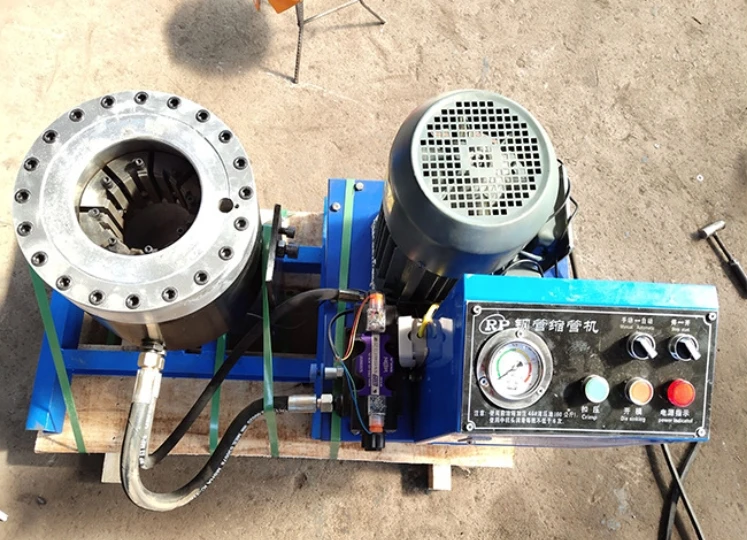 Automatic Metal Pipe Shrink Machine High Efficiency Hydraulic Hose Pressing Machine High Pressure Hose Punching Machine