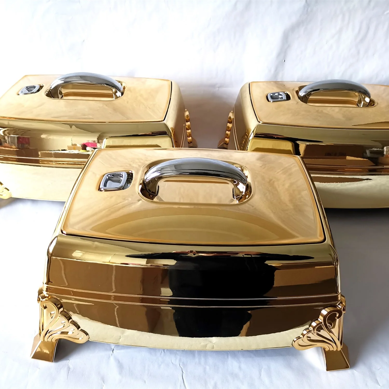 Countertop Hot Pot Food Warmer Display Casseroles Cookwares Set Lunch Box