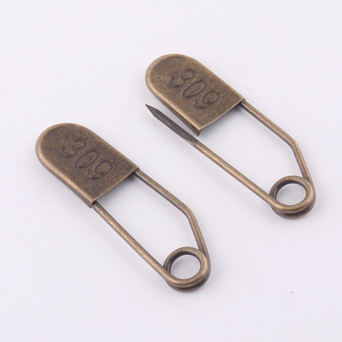Customized Antique Brass Metal Safety Pin for Garment Accessories