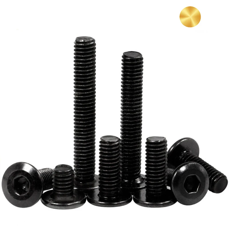 Custom fastener stainless steel grade hex socket perverse left hand thread screw bolt alloy steel flat countersunk head bolts