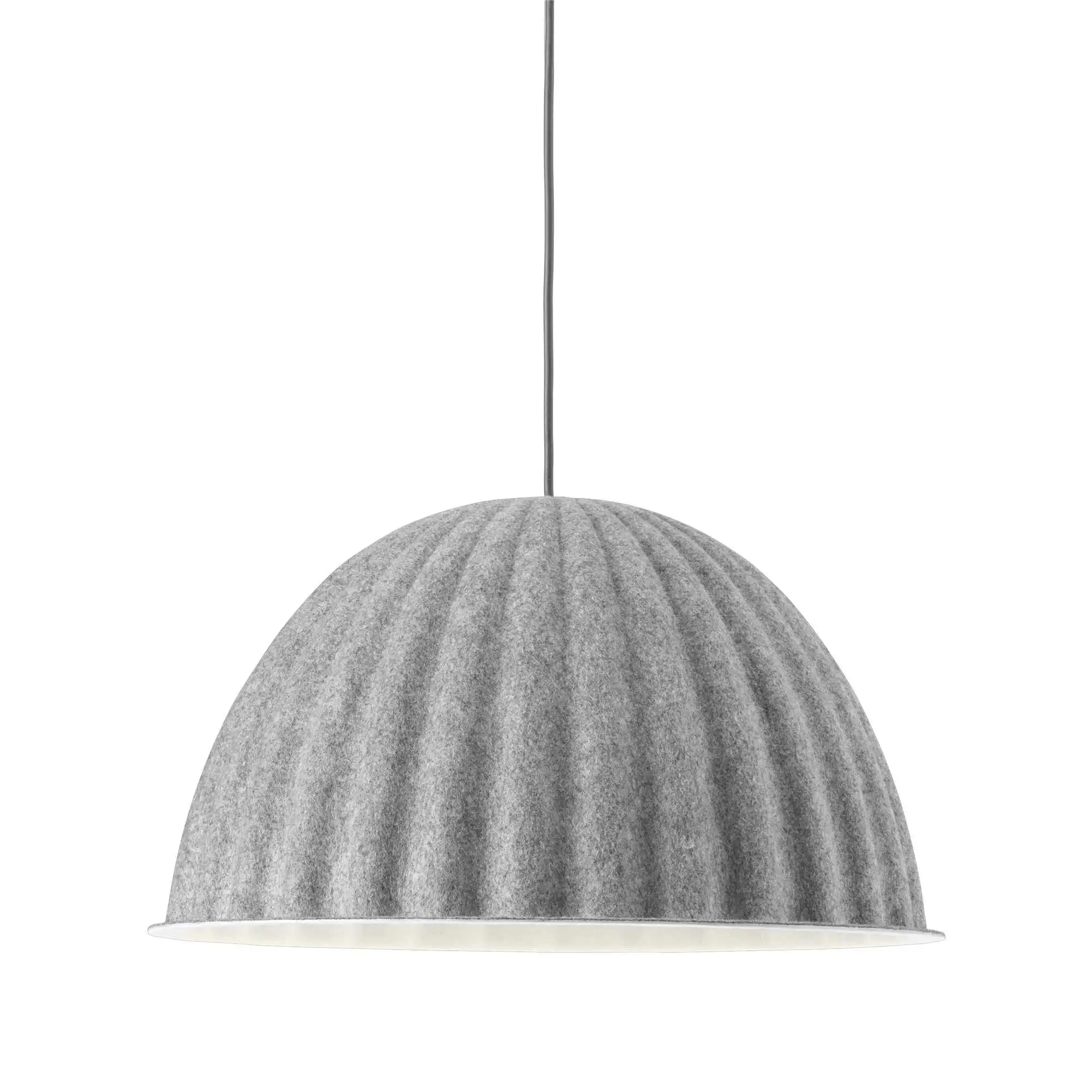 AC01048 acoustic felt pumpkin style circle hanging lamp indoor sound absorption pendant light