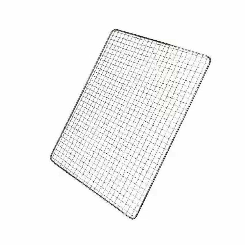 Portable Stainless Steel Fine Barbecue Grill Mesh Net Commonly Used For Outdoor BBQ