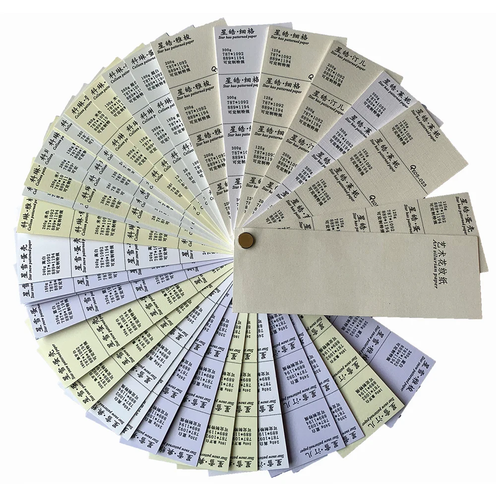 Qiang Qiang paper Factory custom eco white Embossed paper for Luxury box