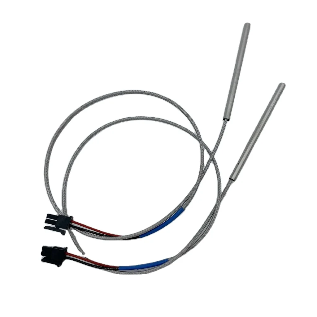 Hot sale 4mm*73mm K type thermocouple probe with 400mm metal-shield cable
