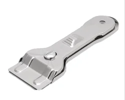 Stainless steel glass cleaning scraper, floor tile decontamination knife cleaning tool
