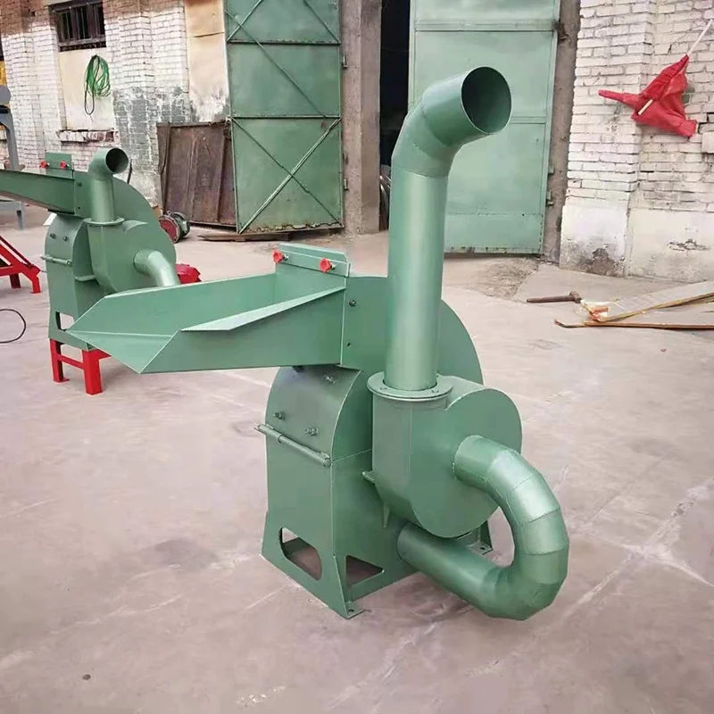 Hot selling hammer feed grinder powerful Sorghum maize straw Cornstalk wheat straw grinder rice husk grinding machine