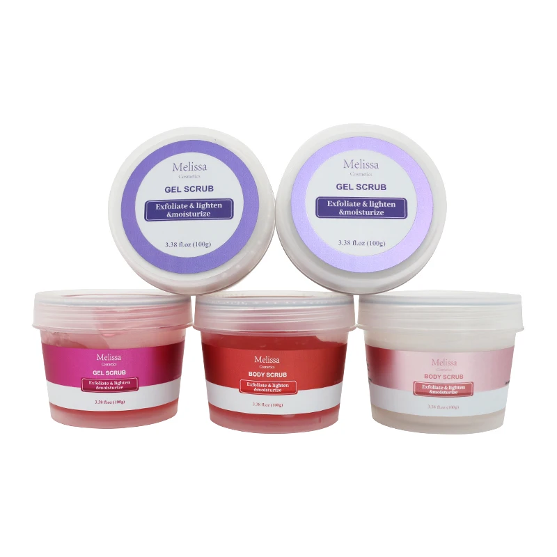 custom esthetician spa shea butter product charcoal coffee face body scrub