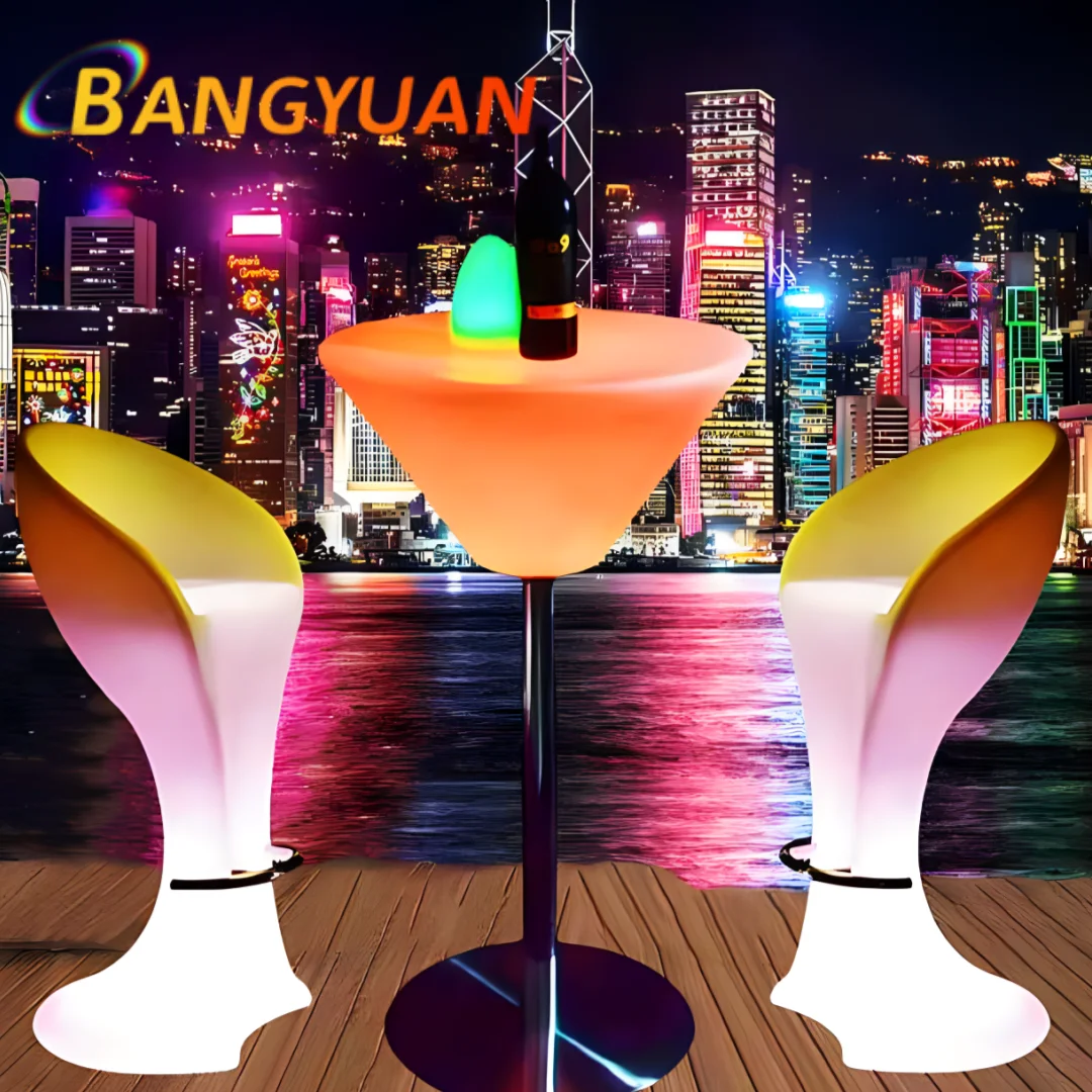 LED furniture bar table bar furniture for nightclub illuminated led bar table nightclub party furniture LED table