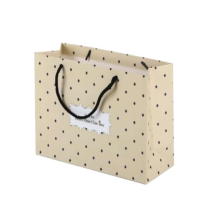 Wholesale personalized paper bag printer custom shopping paper bags with logo