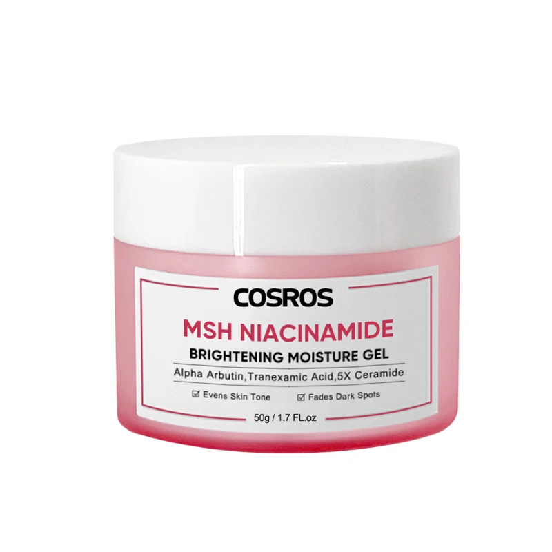Оптовая продажа увлажняющий гель MSH Niacinamide с альфа-арбутин транексамовой кислоты керамидный крем для кожи темные пятна