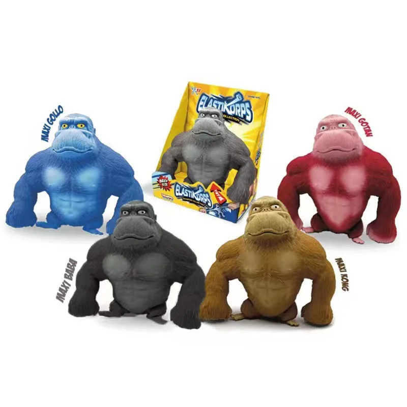 2024 Flash Sale Slow rebound decompression gorilla  Animal pranks release stress Pinching dolls fidget toys