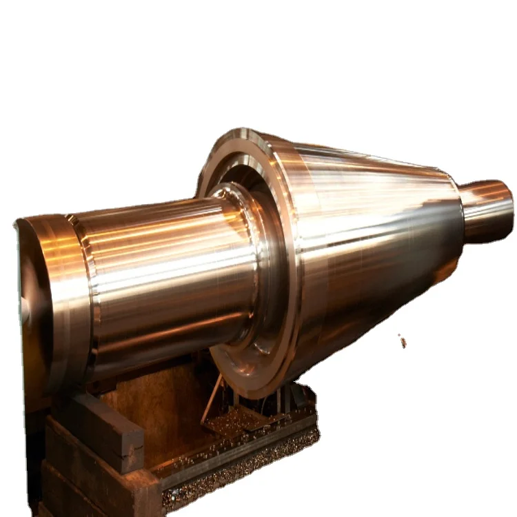 Forged machining solid shaft with alloy steel 9Cr2Mo 42crmo4 2cr13