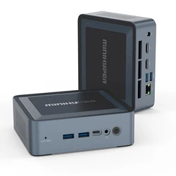 MiniHyper HI7 Mini PC 11th Generation Intel Core i5 Processors 1135G7 DDR4-3200M 16GB Storage SSD NVME 512GB WIFI 6 DC Jack HDMI