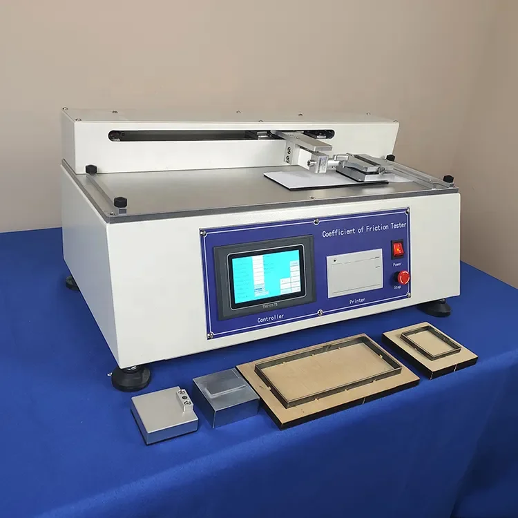 ISO 8295 TAPPI T816 Textile Testing of smoothness testing Coefficient of Friction Tester Testing Machine China supplier