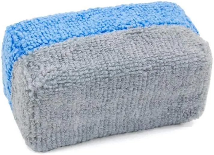 Microfiber Car Sponge Waxing Foam Pad Ceramic Coating Applicator  for Car