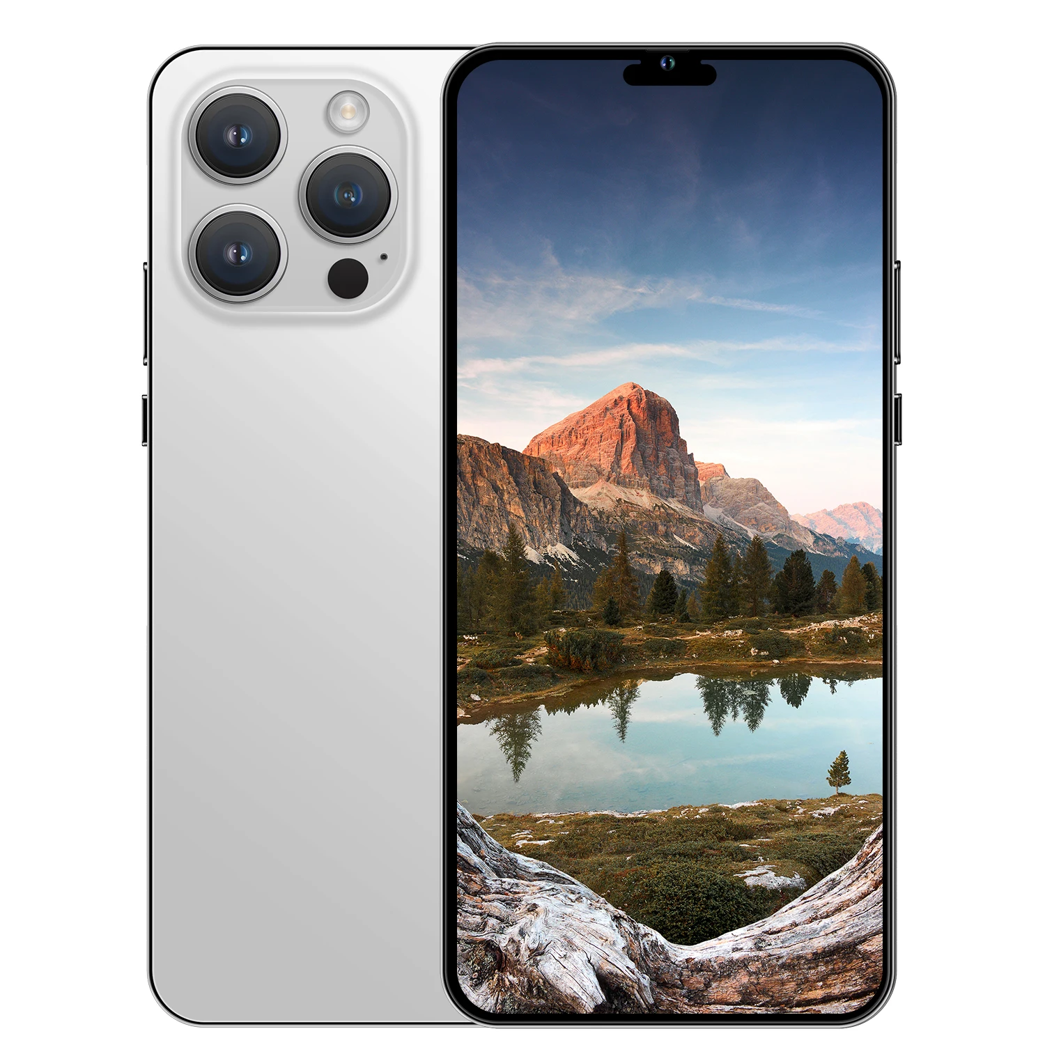 Glass Back Cover Process i14pro max mobile phone 7.3 inch full screen Comfortable And Advanced Sense 2023 Global Hot Sale 4G5G