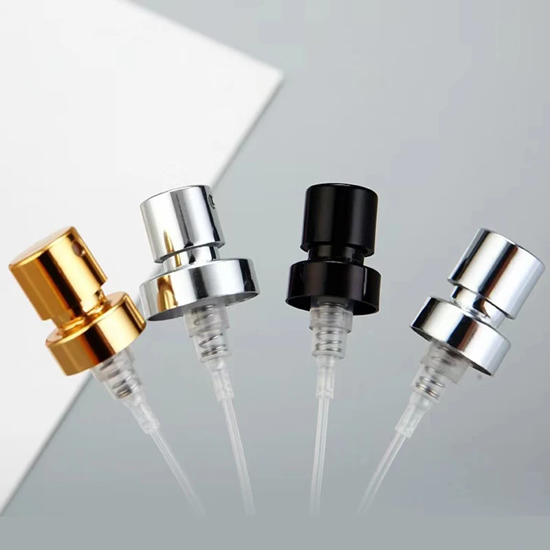 Hot Wholesale Alumina Bayonet Perfume Spray Pump 13MM 15MM 20MM Metal Golden Silver Fine Mist Sprayer For Glass Perfume Bottles