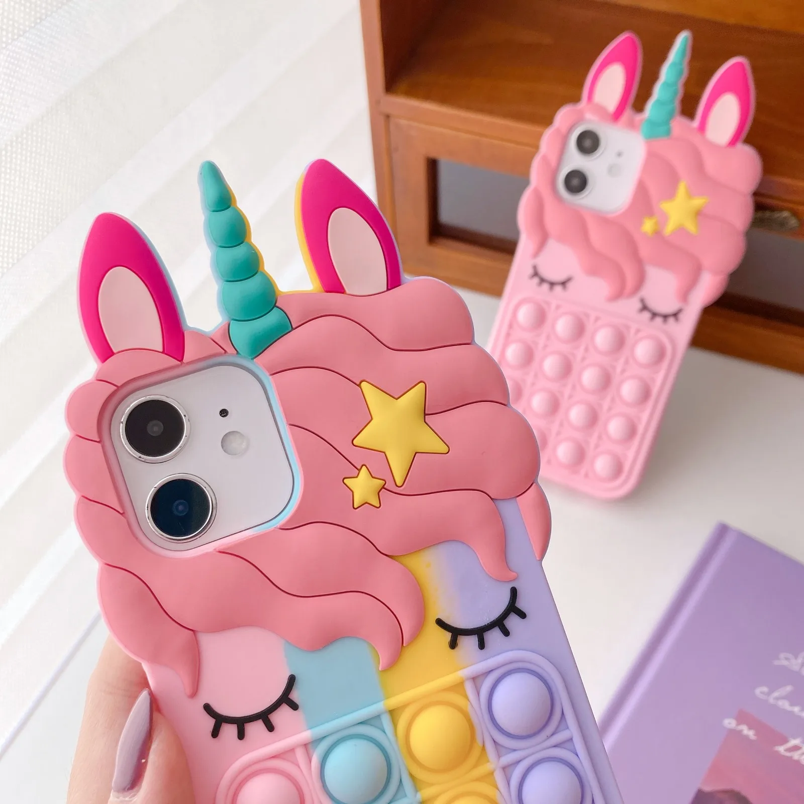 New arrival Silicone Cute Animal phone case for iPhone, Design for iPhone 12 11 Pro Max XR XS