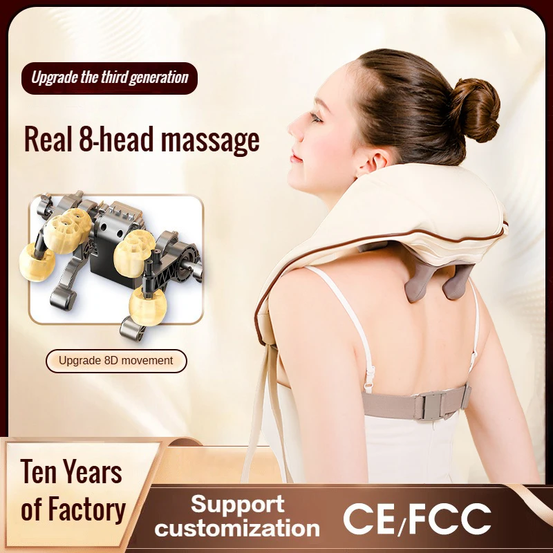 Heated Shiatsu Kneading Massager Pillow Product Type Massage Products