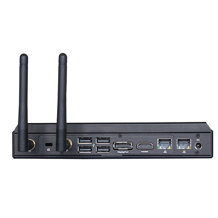 Custom Wholesale Quad Core DDR4 32GB AMD V1605B HDMI And DP Displays Wifi 4G Module Fanless Industrial Mini Pc
