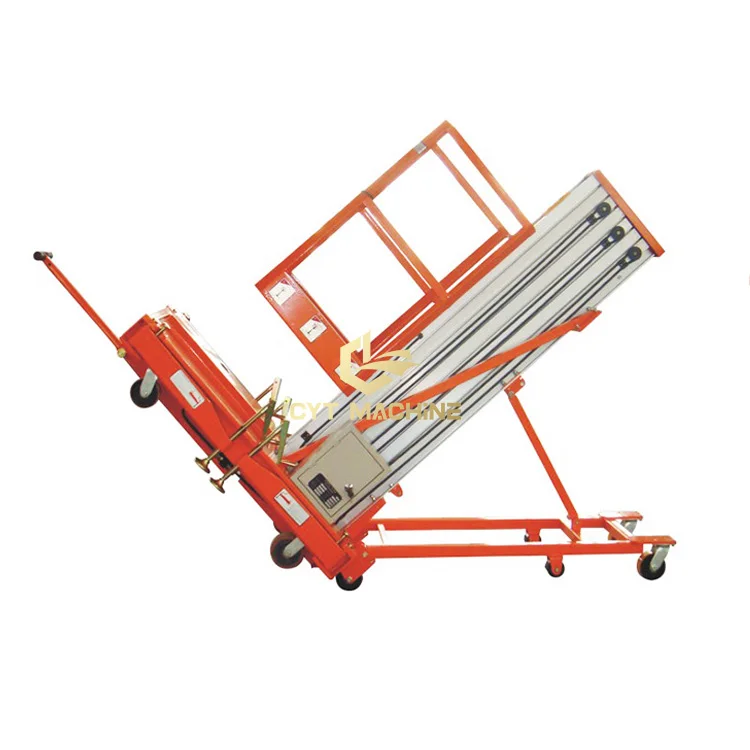 
Tiltable 10m 11m Single Mast Aerial Working Platform Lift Aluminum Lift 