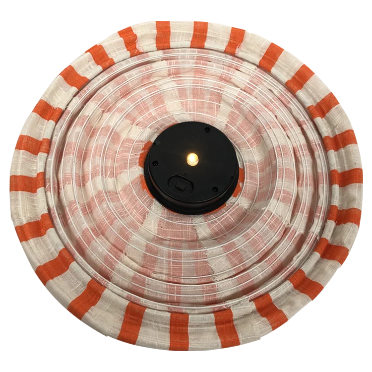 Printing pattern customized outdoor garden decoration nylonfabric LED Solar Lantern