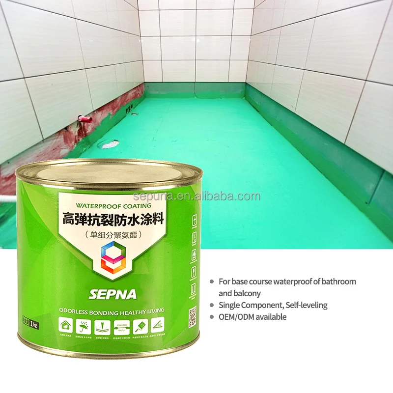 Продажа с завода, однокомпонентное полиуретановое водонепроницаемое покрытие SEPNA PU110