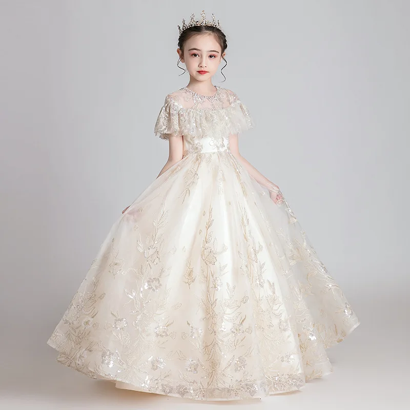 2022 high quality beautiful 10 year old girl plus size dresses for party