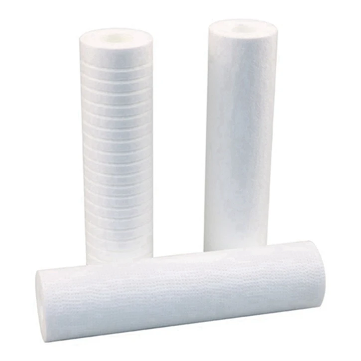 1 3 5 10 Micron PP Polyspun Grooved Sediment Depth Filter Cartridge For RO Security Filtration